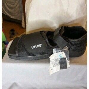 Vive Post Op Shoe - Lightweight Medical Walking Boot w Adjustable Strap Size XL